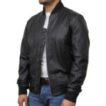Men’s Retro Varsity Leather Bomber Jacket – Classic Vintage Style Jacket Pretoria