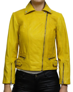 Women’s Classic Leather Biker Jacket – Timeless Moto Jacket Stockholm