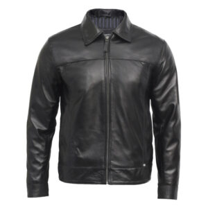 Men’s Retro Classic Nappa Leather Biker Jacket – Premium Motorcycle Jacket