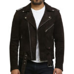 Men’s Vintage Goat Suede Leather Brando Biker Jacket – Classic Rider Jacket Melbourne