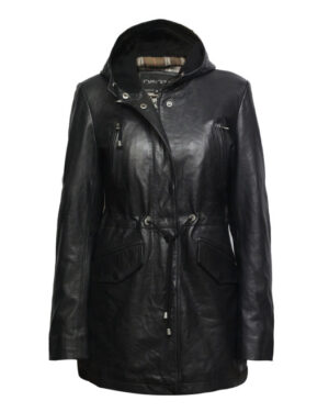 Women’s Mid-Length Hooded Parka Jacket – Warm Winter Coat Oakengates