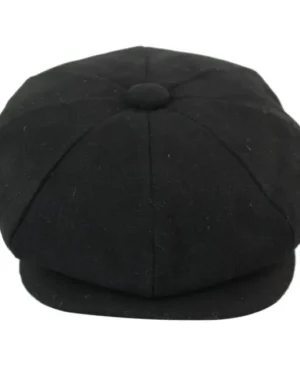 Men’s Peaky Blinders Style Newsboy Cap – 8 Panel Retro Flat Hat