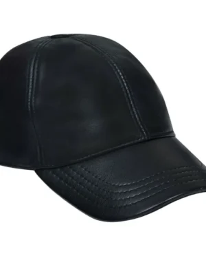 Unisex Nappa Leather Snapback Cap – Adjustable Plain Baseball Hat