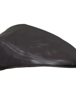 Men’s Leather Peaky Blinders Cap – Classic Newsboy Flat Hat - brown