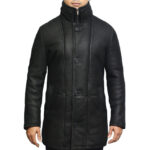 Men’s Shearling Leather Coat – Warm Sheepskin Winter Coat Florence