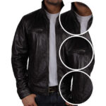 Men’s Classic Leather Biker Jacket – Timeless Motorcycle Jacket Caracas