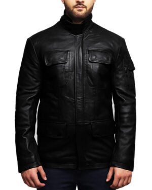Men’s Leather Parka Safari Coat – Classic Utility Style Coat Mesa Verde