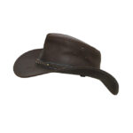 Real Leather Cowboy Outback Hat – Classic Aussie Bush Hat