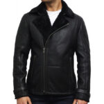 Men’s Sheepskin Leather Biker Jacket – Double Breasted Motorcycle Jacket Manila