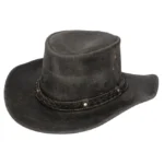 Australian Real Leather Cowboy Hat – Classic Outback Bush Hat