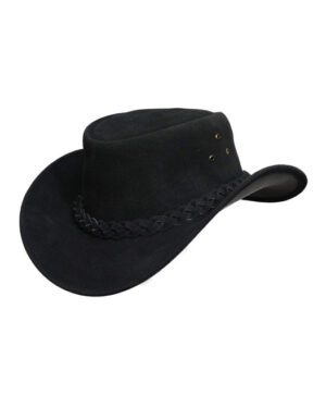 Suede Leather Cowboy Outback Hat – Classic Aussie Bush Hat