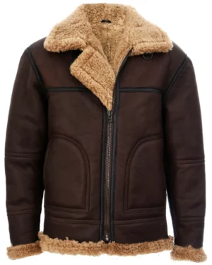 Men’s B3 Shearling Sheepskin Aviator Jacket – Classic Flight Style Gloucester