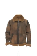 Men’s B3 Sheepskin WWII Bomber Jacket – Classic Aviator Style Arnsberg