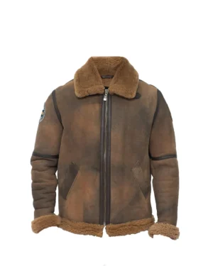 Men’s B3 Sheepskin WWII Bomber Jacket – Classic Aviator Style Arnsberg