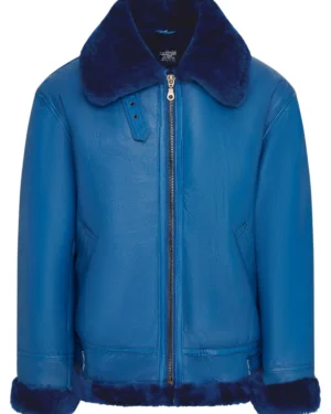 Men’s RAF B3 Sheepskin Aviator Jacket – Classic Bomber Style Wyndham